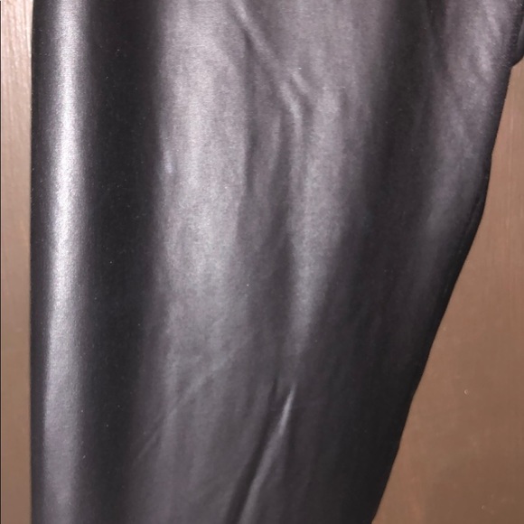 Black leather look legging size XXL - Picture 3 of 3